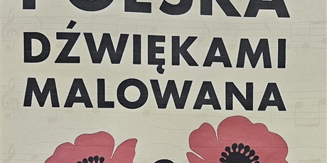 Fotorelacja z koncertu muzyki polskiej z okazji rocznicy odzyskania niepodległości przez Polskę. 15 listopada 2025 r. godz. 17.30 Aula szkoły  