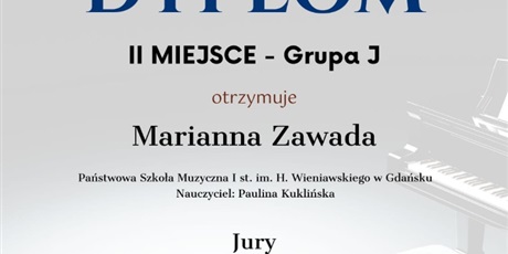 Wakacyjny sukces absolwentki Marianny Zawada