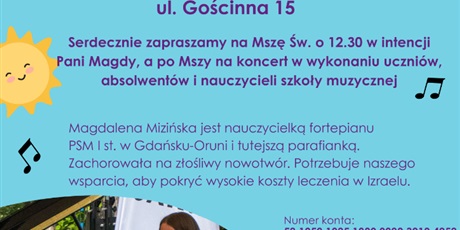 Podsumowanie koncertu dla Pani Magdy. Udało się zebrać 11 656 zł. Galeria